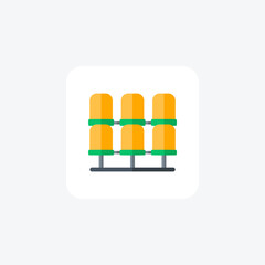 Candles icon fully editable vector icon

