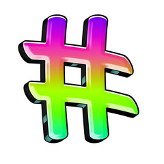 Fototapeta premium Graffiti Colorful Alphabet Set, includes font or letters, numbers, punctuation marks, symbols and shapes