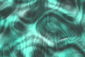 Obraz premium cute creative teal, sea-green mucilaginous surface digital art background illustration
