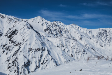 Obraz premium 美しき冬の山