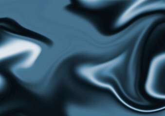 Abstract fabric background | Dark blue silk imitation