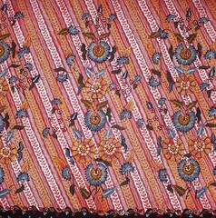 Hand Drawn Indonesian Batik , Made in Indonesia, Full Batik Tulis Madura, Brown and Indonesian Batik Fabric