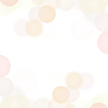 Bokeh effect transparent background, light effect