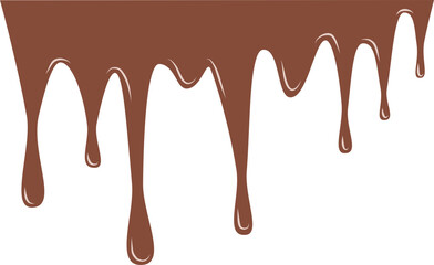 Melting Chocolate illustration, melted chocolate