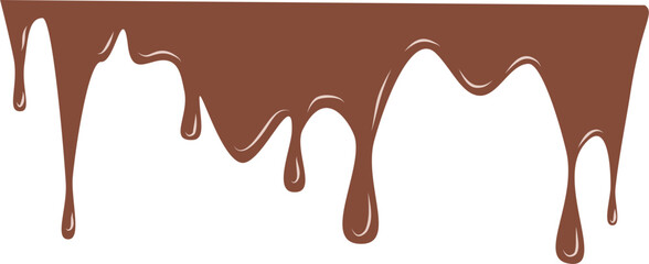 Melting Chocolate illustration, melted chocolate