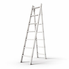 Construction ladder isolated