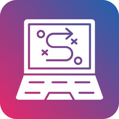 Vector Design Digital Strategy Icon Style