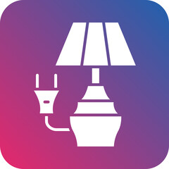 Vector Design Electric Lamp Icon Style