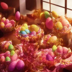 Easter egg, Party, Colorful, Generative AI