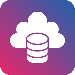 Vector Design Cloud Data Icon Style