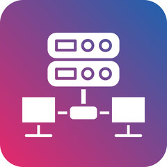 Fototapeta premium Vector Design Server Icon Style