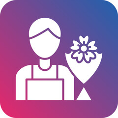 Vector Design Florist Icon Style