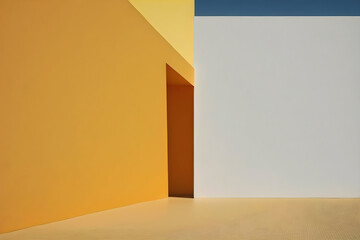 Minimal color: A variation of minimalism, background. Generative Ai