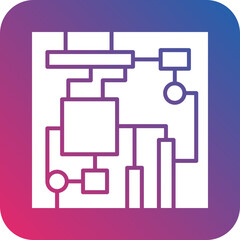 Vector Design Motherboard Icon Style