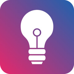 Vector Design Lightbulb Icon Style