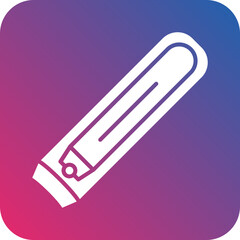 Vector Design Nail Clipper Icon Style