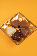 photo package of different chocolate flavors
