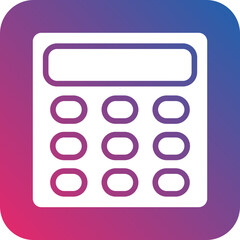 Vector Design Calculator Icon Style