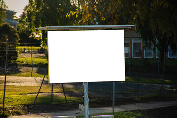Blank billboard trailer advertising business local business street cars editable