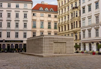 Foto op Plexiglas Jewish Museum on Judenplatz square, Vienna, Austria © Mistervlad