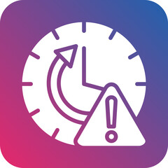 Vector Design Time Alert Icon Style