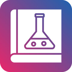 Vector Design Chemistry Book Icon Style