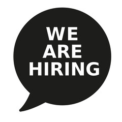 We are hiring button