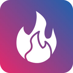 Vector Design Fire Icon Style