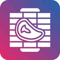 Vector Design Yakiniku Icon Style