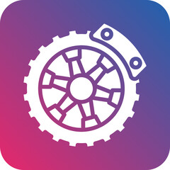 Fototapeta premium Vector Design Brake Disc Icon Style
