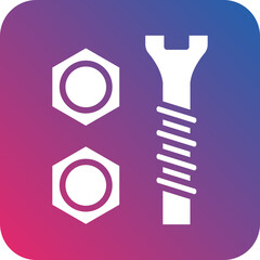 Vector Design Nut Icon Style