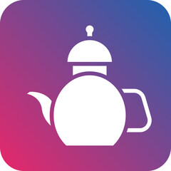 Vector Design Tea Pot Icon Style