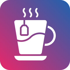 Vector Design Tea Cup Icon Style