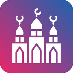 Vector Design Mosque Icon Style