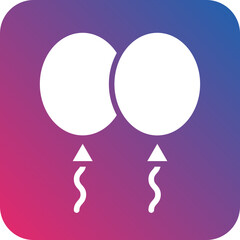 Vector Design Balloons Icon Style