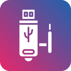 Vector Design USB Wifi Icon Style