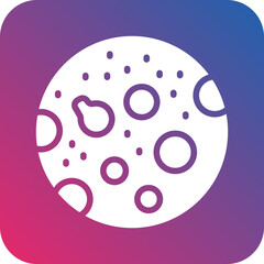 Vector Design Moon Icon Style