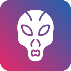 Vector Design Extraterrestrial Icon Style