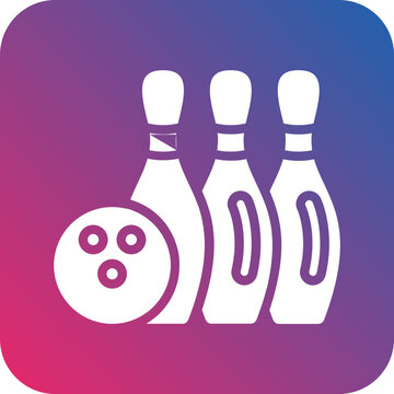 recommend clip art: Vector Design Bowling Icon Style