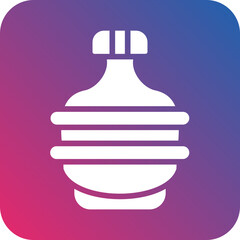 Vector Design Army Canteen Icon Style