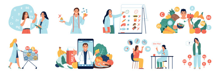 Nutritionist Flat Set