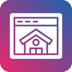 Vector Design Homepage Icon Style