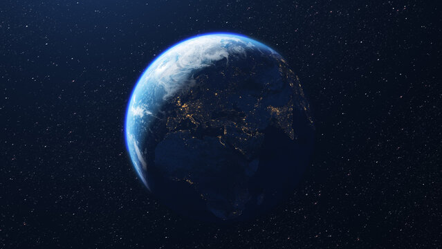 Planet earth seen from space