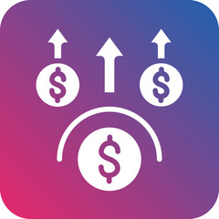 Vector Design Money Benefit Icon Style