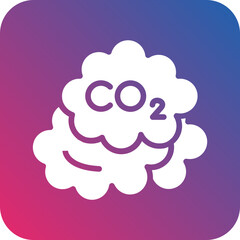 Vector Design CO2 Icon Style