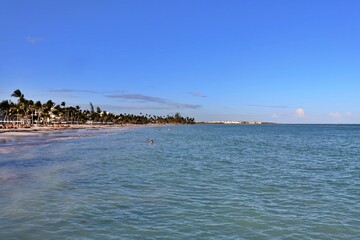 view of the sea from the beach