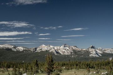 Cathedral Echo and Tressider Peaks in Yosemite