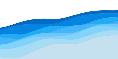 3d abstract blue waves background