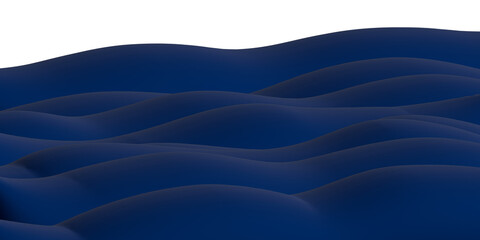 3d abstract blue waves background