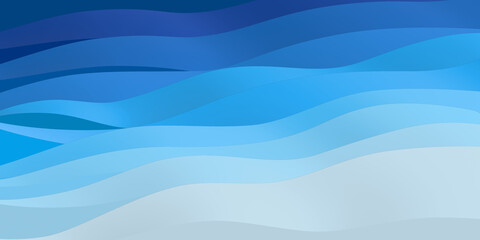 3d abstract blue waves background